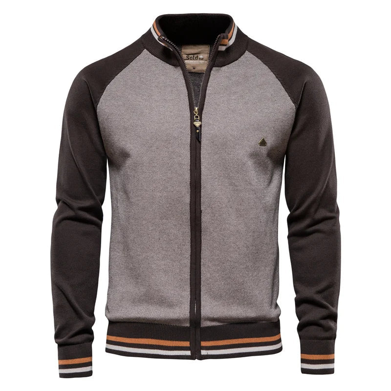 Men's Knit Full-Zip Sweater
