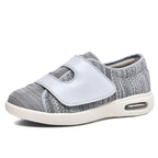 Men's Knit Hook-and-Loop Low-Top Sneakers