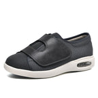 Men's Knit Hook-and-Loop Low-Top Sneakers