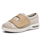 Men's Knit Hook-and-Loop Low-Top Sneakers