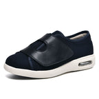 Men's Knit Hook-and-Loop Low-Top Sneakers
