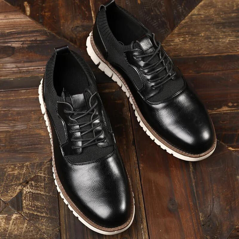 Men's Knit Lace-Up Shoes