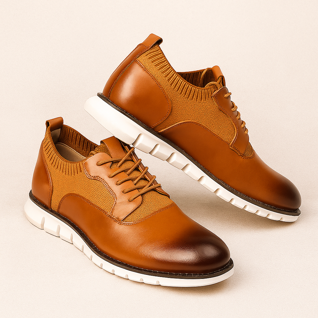 Men's Knit Lace-Up Shoes