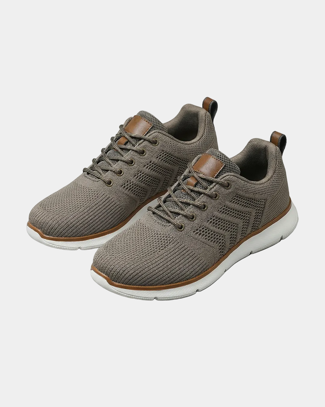 Men's Knit Lace-Up Walking Sneakers