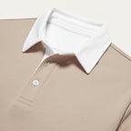 Men's Knit Regular Fit Long Sleeve Polo