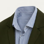 Men's Knit Notched Collar Blazer