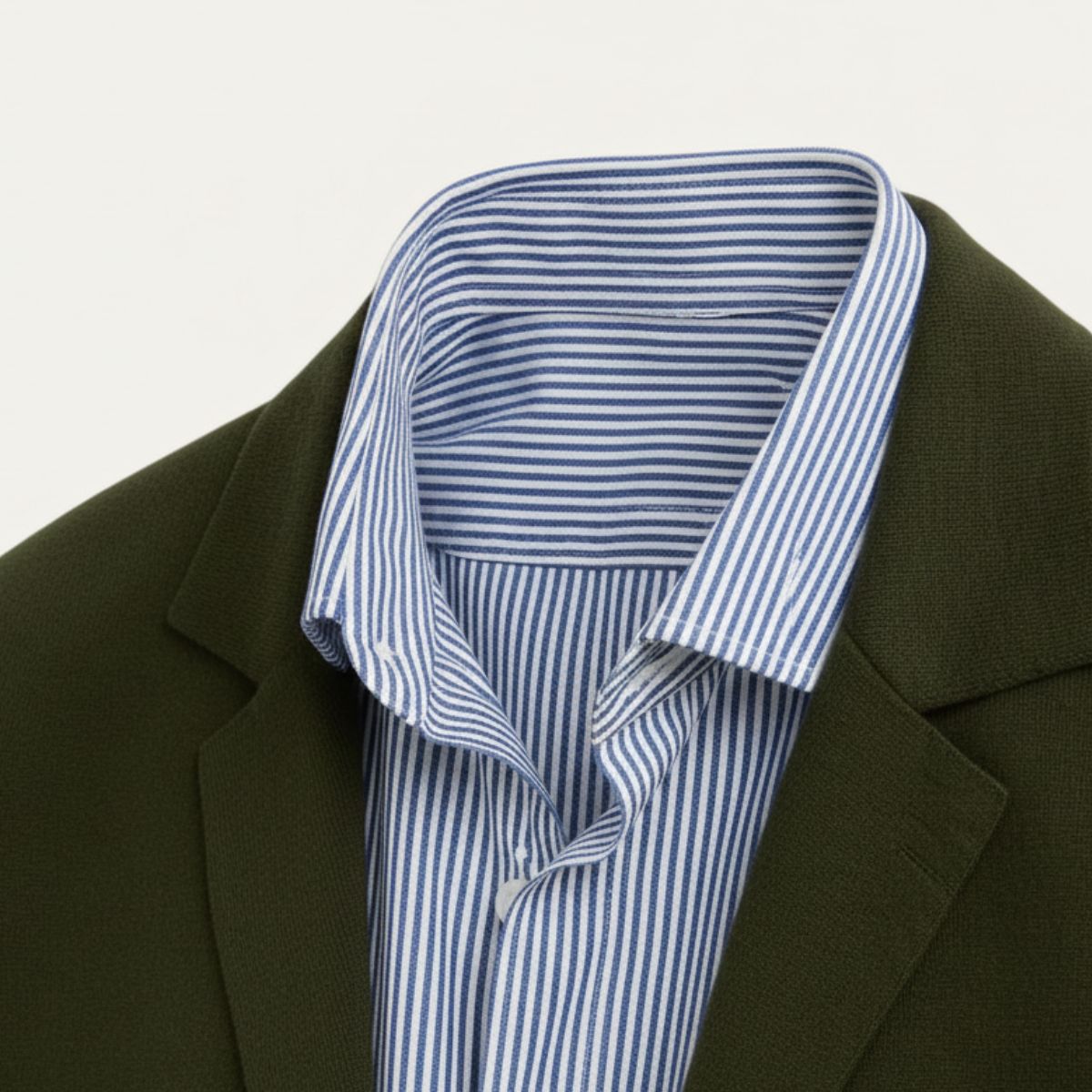 Men's Knit Notched Collar Blazer
