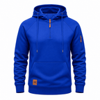 Men's Knit Quarter-Zip Hoodie