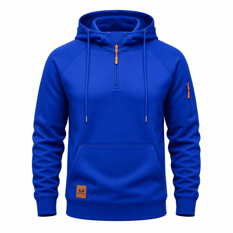 Men's Knit Quarter-Zip Hoodie
