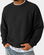 Men's Knit Relaxed Fit Crew Neck Sweater
