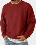 Men's Knit Relaxed Fit Crew Neck Sweater