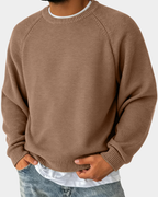 Men's Knit Relaxed Fit Crew Neck Sweater