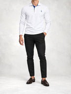Men's Knit Slim Fit Polo and Pants Set
