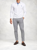 Men's Knit Slim Fit Polo and Pants Set