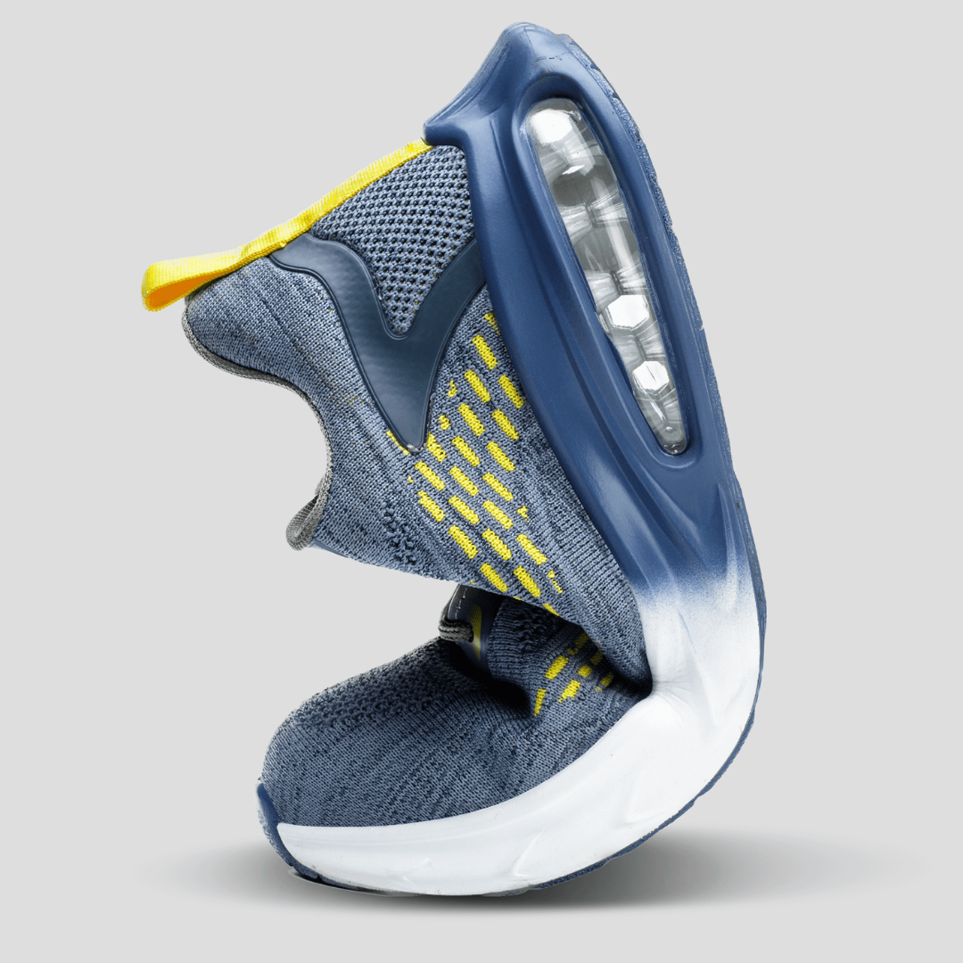 Men's Knit Thick Sole Low-Top Sneakers
