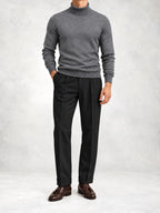 Men's Knit Turtleneck Sweater and Pants Set