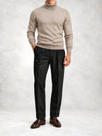 Men's Knit Turtleneck Sweater and Pants Set