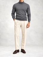 Men's Knit Turtleneck Sweater and Pants Set