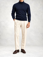 Men's Knit Turtleneck Sweater and Pants Set
