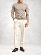 Men's Knit Turtleneck Sweater and Pants Set