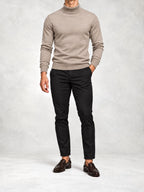Men's Knit Turtleneck Sweater and Slim Pants Set