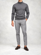 Men's Knit Turtleneck Sweater and Slim Pants Set