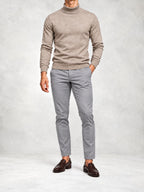 Men's Knit Turtleneck Sweater and Slim Pants Set