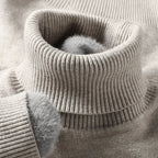 Men's Knit Turtleneck Sweater