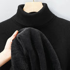 Men's Knit Turtleneck Sweater