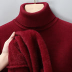 Men's Knit Turtleneck Sweater