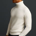 Men's Knit Turtleneck Sweater