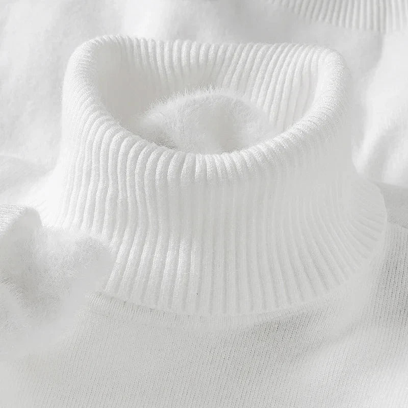 Men's Knit Turtleneck Sweater