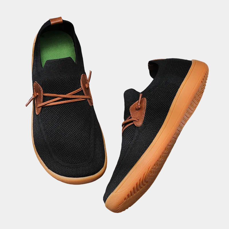 Men's Lace Detail Slip-On Shoes
