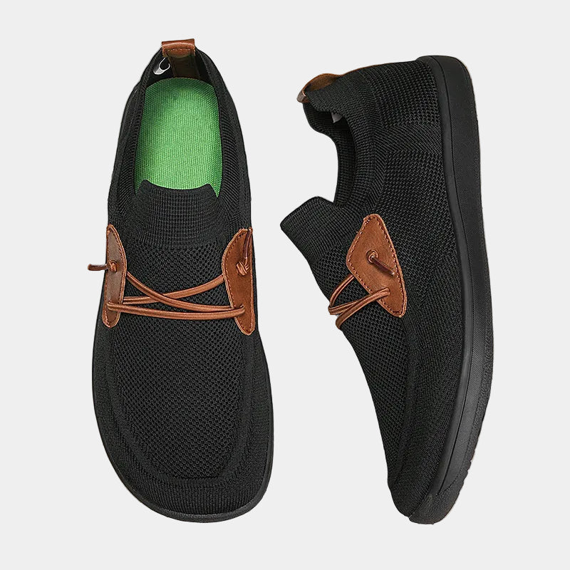 Men's Lace Detail Slip-On Shoes