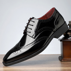 Men's Lace-Up Brogue Oxford Shoes