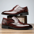 Men's Lace-Up Brogue Oxford Shoes