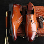 Men's Lace-Up Cap Toe Shoes