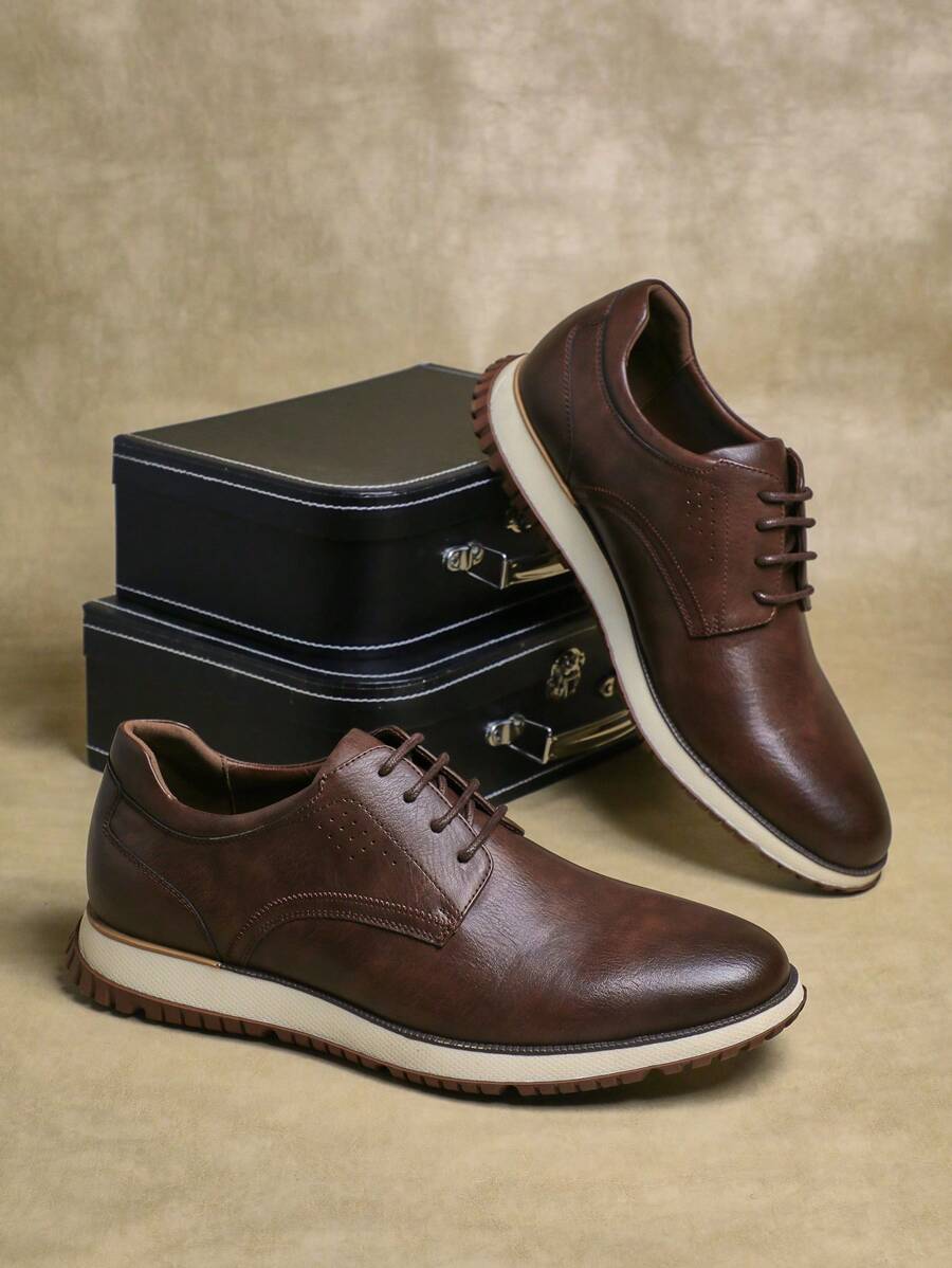 Men's Lace-Up Casual Dress Shoes