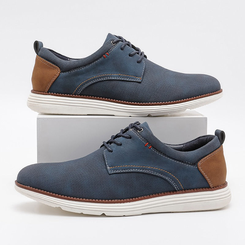 Men's Lace-up Closure Derby Shoes