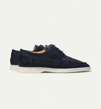 Men’s Lace-Up Derby Shoes with Apron Toe