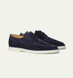 Men’s Lace-Up Derby Shoes with Apron Toe