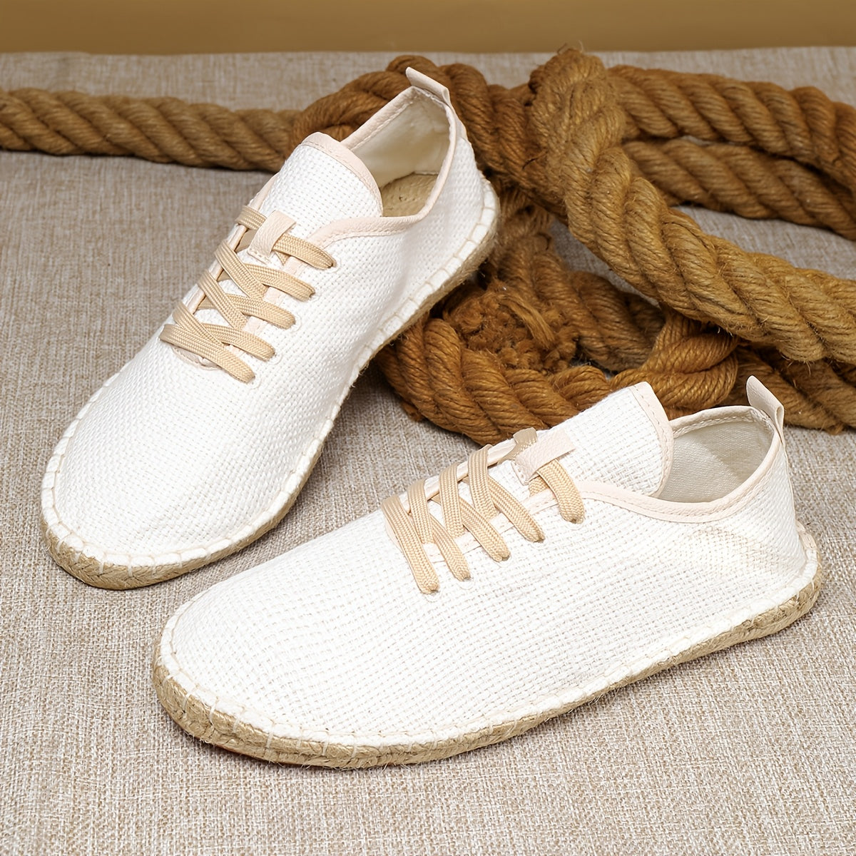Men's Lace-Up Espadrille Shoes