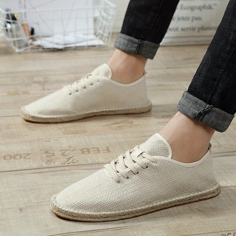 Men's Lace-Up Espadrille Shoes