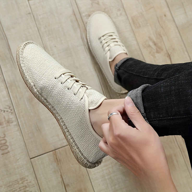 Men's Lace-Up Espadrille Shoes
