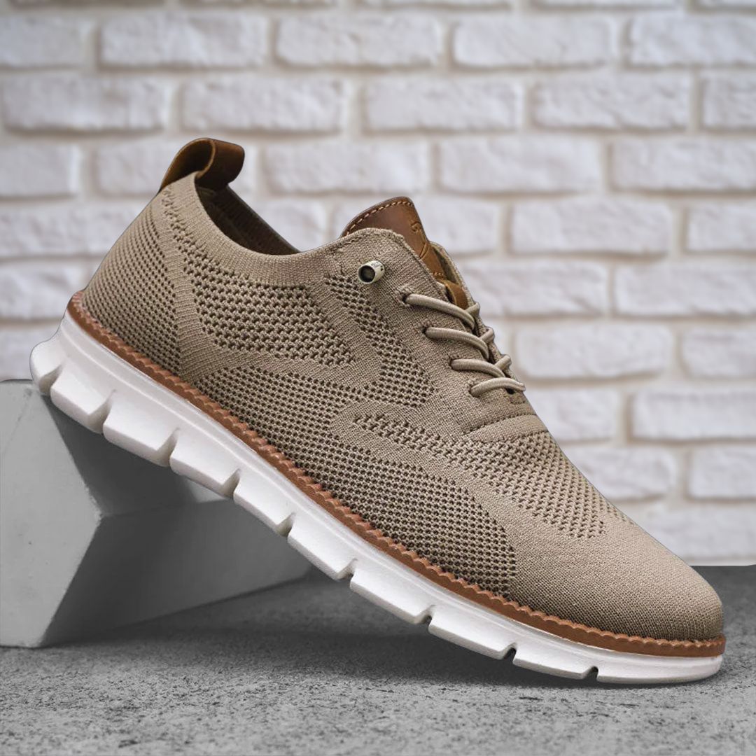 Men’s Lace-Up Knit Sneakers