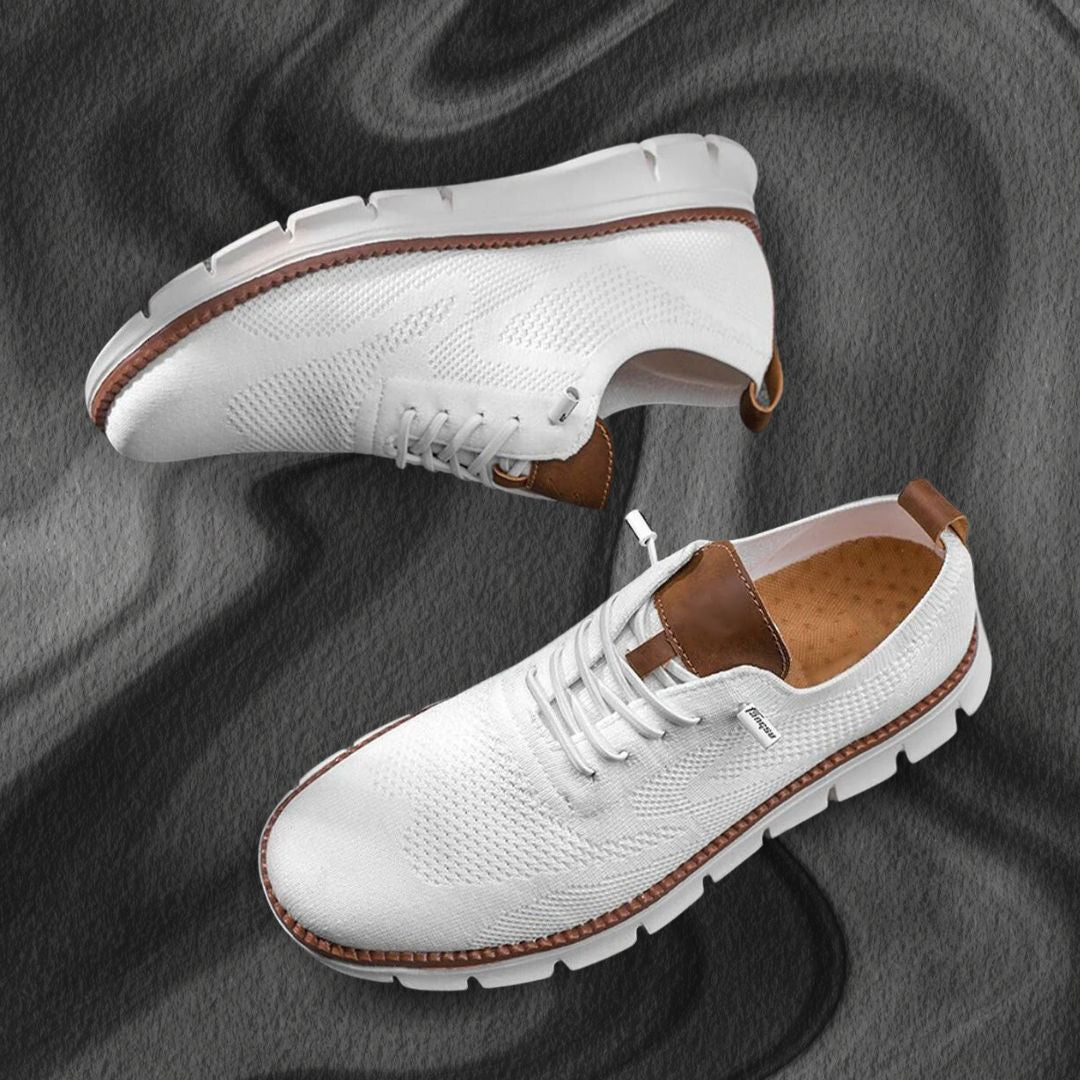 Men’s Lace-Up Knit Sneakers