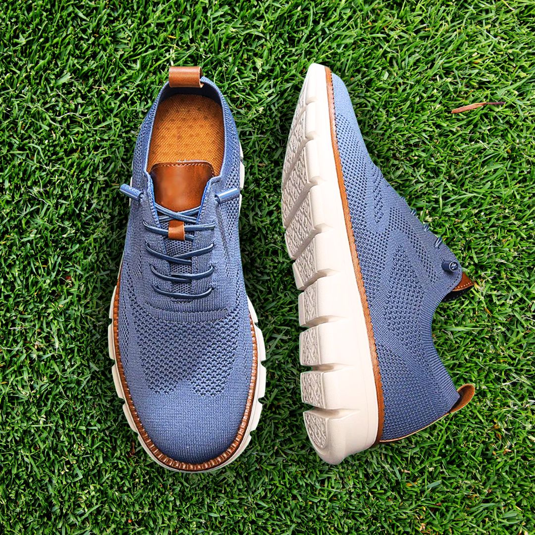 Men’s Lace-Up Knit Sneakers