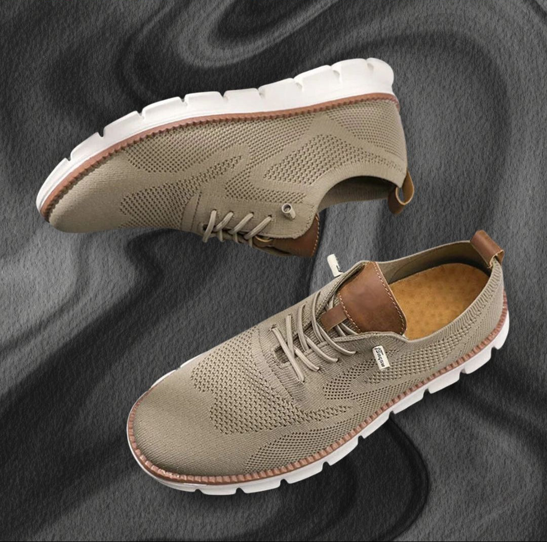Men’s Lace-Up Knit Sneakers