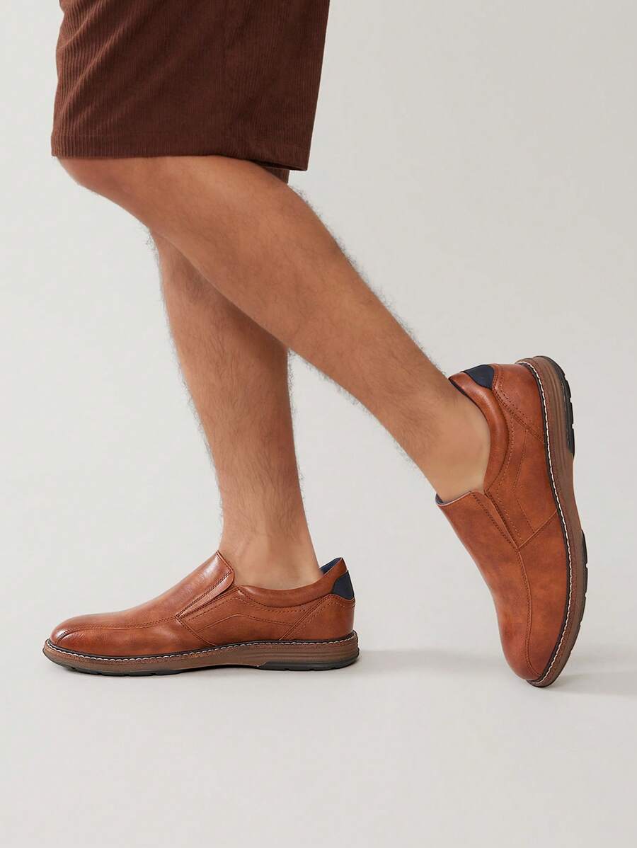 Men's Lace-Up Moc Toe Boat Shoes