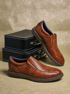 Men's Lace-Up Moc Toe Boat Shoes